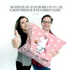 Mr. & Mrs. Panda Kuschel Kissen Einhorn Muffin - Rot Produktbild-Vorschau 4