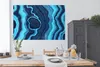 MuchoWow® Poster Achat - Neon - Blau - Edelstein 180x120 cm Produktbild-Vorschau 3