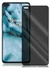 A privacy screen protector is shown placed over a smartphone screen. Produktbild-Vorschau
