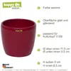 Keramik Hydro Blumentopf Venus 11/09 weinrot Ø 14,0 cm H Produktbild-Vorschau 3
