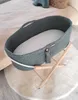 BOHO Cestino per neonati fatto a mano con supporto - Alloro Anteprima dell’immagine prodotto 4