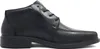 A black leather shoe on a white background. Podgląd zdjęcia produktu