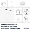 Klappbarer Toiletten Stützgriff zur Wandmontage belastbarer Produktbild-Vorschau 7