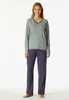 Schiesser Damen Schlafanzug lang mineral Serie Casual Produktbild-Vorschau 7
