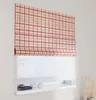 Dekoria Doppelraffrollo Duo, rot-creme, 120 x 150 cm Produktbild-Vorschau 1
