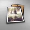 Gerahmtes Poster - Schwarzer Rahmen - Meer Palme Wasser - Produktbild-Vorschau 3