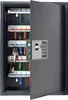 PAVO 8033911, Grau, 50 Haken, 2 Schlüssel, Code, 100 x 400 Produktbild-Vorschau 3