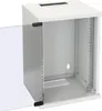 10 Zoll Serverschrank mit 9 Höheneinheiten von HMF mit 300 mm Tiefe in Lichtgrau Produktbild-Vorschau