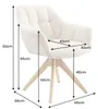 riess-ambiente Stuhl PAPILLON champagner beige Cremona Produktbild-Vorschau 2