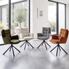 Duhome eetkamerstoel, 360° draaibaar, loungestoel, fluweel, Productafbeelding-voorbeeld 18