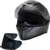 Motorradhelm Integralhelm CMX Blacky schwarz matt mit Produktbild-Vorschau 2