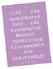 Mr. & Mrs. Panda Postkarte Spruch 1940 Geburtstag - Produktbild-Vorschau 1