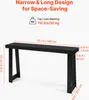 SucceBuy Konsolentisch für Flur oder Wohnzimmer (140 x 30,5 Produktbild-Vorschau 3