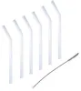 Trinkhalm gebogen 20cm, 7tlg. Set - 24 Stück Produktbild-Vorschau 1