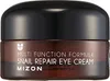 A close-up studio shot of a Mizon Snail Repair Eye Cream jar. Podgląd zdjęcia produktu