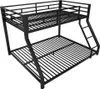 Sweiko etagesbed, 90x200 cm, 140x200 cm, met spijlen, trap, Productafbeelding-voorbeeld 4