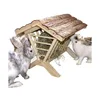Kerbl Heuraufe Natur 45x32x33 cm Holz Produktbild-Vorschau 2