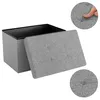 Intirilife Panca pieghevole 49x30x30 cm in FELS GREY - Cubo Anteprima dell’immagine prodotto 2
