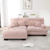 Sweiko Cloud Ecksofa für Wohnzimmer, Chenille Doppelsofa Produktbild-Vorschau 1