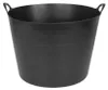 Seau Strend Pro Flexi, noir, de chantier, avec poignees, Voir les images du produit 1