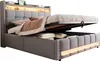 Letto imbottito STILVORA 160x200, letto matrimoniale con Anteprima dell’immagine prodotto 9