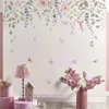 Eleganter Blumen-Wandsticker – Vinyl-Wandsticker in Weiß, Produktbild-Vorschau 4