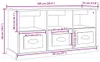 vidaXL TV skříňka vysoký lesk bílá 100x35x50 cm Dřevěný Náhled obrázku produktu 7