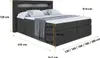ALTDECOR Boxspringbett mit H3 Matratze-Bonellfederung, H4 Produktbild-Vorschau 6