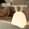Led Hasen-Nachtlicht, Stufe 2 Dimmbar Silikonlampe, 1200mAh Produktbild-Vorschau 7