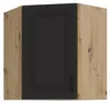 Eckhängeschrank 60x60 cm Stilo Grau Eiche Artisan Produktbild-Vorschau 1