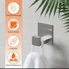 ECENCE 1x Toilettenpapierhalter + 2x Handtuchhaken ohne Produktbild-Vorschau 2