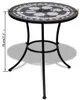 vidaXL 3dílný bistro set keramický černobílý Náhled obrázku produktu 7