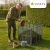 Juskys Metall Komposter 450 L, stabil, wetterfest & Produktbild-Vorschau 8
