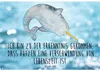 Mr. & Mrs. Panda tafel Narwal DIN A4 - Oceanblue - Produktbild-Vorschau 1