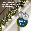 Lot de 54 boules de Noël en plastique robuste Décoration de Voir les images du produit 3