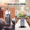 SucceBuy 47-calowe akrylowe podium, przezroczysta podstawa Podgląd zdjęcia produktu 2