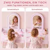 AIYAPLAY Kinder Schminktisch Set 2 in 1 Frisiertisch Produktbild-Vorschau 8