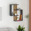 Skye Decor, Paranoid - antracyt, ciemny dąb, półki ścienne, Podgląd zdjęcia produktu 1