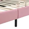 Merax Polsterbett Kinderbett 90x200 cm mit LED-Streifen und Produktbild-Vorschau 11