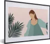 MuchoWow® Gerahmtes Poster Sommer - Frauen - Pflanzen - Produktbild-Vorschau 1