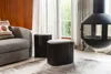 Dutchbone Bay Pouf/ Sitzhocker mit Stauraum Organisch Rund Produktbild-Vorschau 2