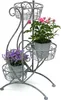 DanDiBo Blumentreppe Metall Grau 75 cm Blumenständer mit 3 Produktbild-Vorschau 7