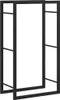 A black metal firewood rack shown against a white background. Náhľad obrázku produktu