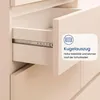 Kommode 80cm breit mit 4 Schubladen Kaschmir schmal Holz Produktbild-Vorschau 3