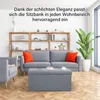 Jopassy Sitzhocker sitzbank faltbar mit Stauraum, Produktbild-Vorschau 7