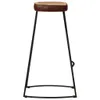 Barhocker 2 Stk. Dunkelbraun 44x37,5x78 cm Produktbild-Vorschau 4