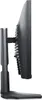 Side view of a black computer monitor on a stand. Produktbild-Vorschau