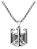 Edelstahl Halskette mit Bundesadler Anhänger, Länge  - Produktbild-Vorschau 1