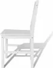 vidaXL vidaXL - Chaises de table - 2 - Pièce - Pin - blanc Voir les images du produit 4
