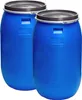 Set 2x 220 Liter Weithalsfass mit Deckel HDPE Produktbild-Vorschau 1